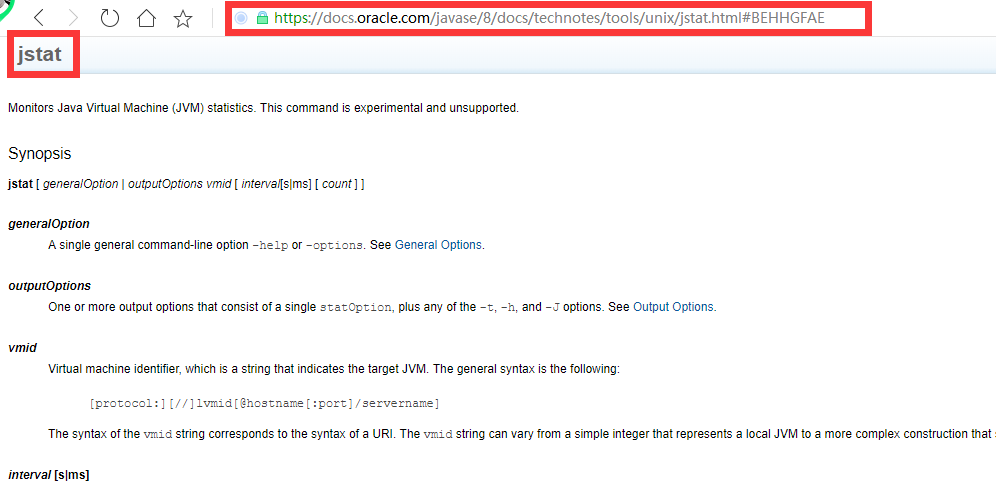 jstat文档